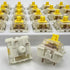 Gateron G Pro 3.0 Yellow Keyboard Switches,Linear 3-pins RGB Pre-lubed for Gaming Mechanical Keyboard (Yellow,72PCS)...