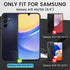 4 Pack Screen Protector for Samsung Galaxy A15 5G with 4 Pack Camera Lens Protector, Full Coverage Tempered Glass Film Anti-Fingerprint Case Frien...