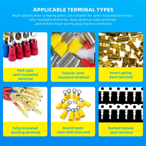 SN-58B Crimping Tool?Ratcheting Wire Crimper Tool 0.25-1.5MM² 24-16AWG for Dupont,TE,JST,Molex Terminal...