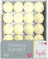 HYOOLA Premium Ivory Floating Candles 1.75 Inch - 3 Hour - 20 Pack - European Made...