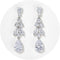 SWEETV Teardrop Wedding Bridal Earrings for Brides, Bridesmaids, Crystal Cubic Zirconia Dangle Drop Earrings for Women Prom Gifts...