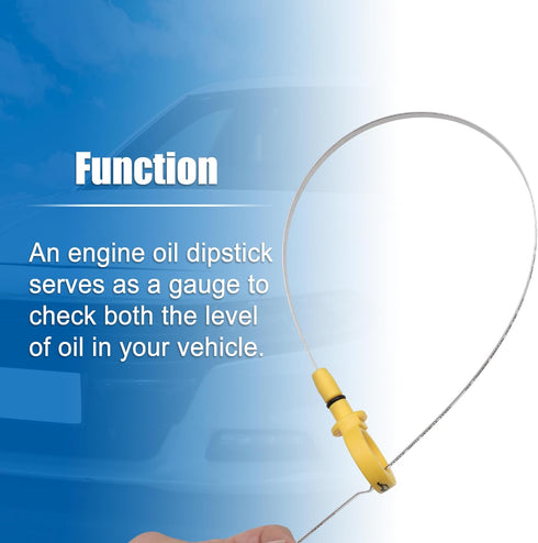 X AUTOHAUX Engine Oil Level Indicator Dipstick for Dodge Avenger 2008-2010 for Chrysler Sebring 2009-2010 No.4892059AB Yellow...