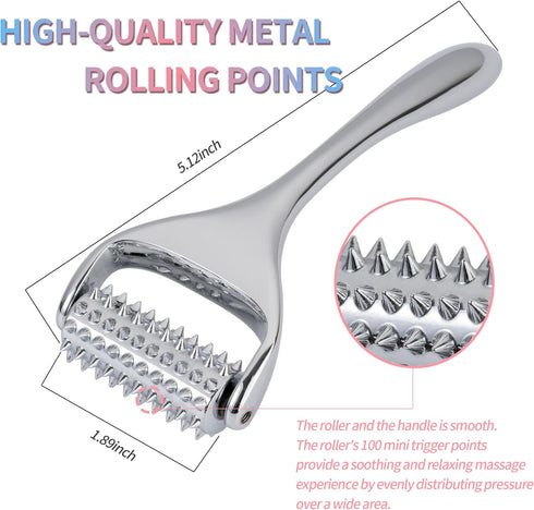 SOOTHESOUL Acupuncture Massage Roller, Trigger Points Massage Tool, Pain Relief and Stress Relaxing Massager for Muscle,Scalp, Hand,Neck, Arm, Foo...