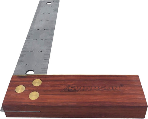 Swanson Tool TS152 8-Inch Try Square with Hardwood Handle...
