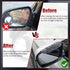 2PCS Rear View Mirror Visor,Carbon Fiber Mirror Rain Visor,Universal Car Rear View Mirror Rain Cover,Snap on Rain Eyebrow,Car Exterior Accessories...