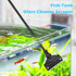 Aquarium Algae Scraper,Aquarium Glass Cleaner,Fish Tank Cleaner, Aquarium Scraper with 10 Blades.-21.65 Inch...