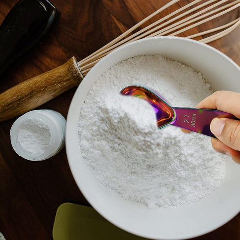 2 Pieces Stainless Steel Coffee Scoops Set(1 Tbsp,2 Tbsp)Durable Coffee Spoons with Ergonomic Handle Measuring Tablespoon for Canisters Tea Sugar ...