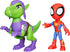 Spidey and his Amazing Friends Marvel Dino-Webs, Spidey and Goblin Raptor Action Figures Set, Super Hero Toys for Boys and Girls Ages 3 and Up...