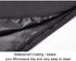 QEES Microwave Cover, Heavy Duty Waterproof Toaster Oven Cover, 18.5"x13.7"x13.7" Kitchen Appliance Cover Compatible with Cusinart Oven, Ice Cream...