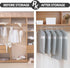 Garment Bags for Travel, 50'' Garment Bags for Hanging Clothes, Suit bag (Set of 2, 23.3'' X 50'')...