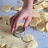 ALLTOP 5 Pcs Round Biscuit Cutter-Stainless Steel Baking Essential Tool for Effortless Circle Cookie Shaping,Pastry,Cake Decoration&Fondant Creati...