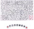 1400pcs Letter Beads, Alphabet A-Z Beads for Jewelry Making and DIY Bracelets, Necklaces, Key Chains, 4x7mm Round Letter Beads Kits for Jewelry Ma...