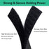 4 Inch Sew on Hook and Loop Strips | Easy to Sew | Excellent Grip | Non-Adhesive Back Nylon Fabric Fastener Strips for Clothing Sewing Crafts and ...