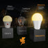MikeWin Dusk to Dawn Light Bulbs,A19 12W(100W Eqv.) Sensor LED Bulb,Auto On Off,Photocell Detector,3000K Warm White, E26,Security Lighting for Ind...