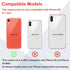 2 Set OEM Back Rear Camera Glass Lens Replacement for iPhone XR with Adhesive Preinstalled Includes Repair Tools Set...