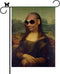 Mona Lisa Garden Flag Vertical Double Sided Funny Meme Flag for Indoor and Outdoor Yard Party Decor 12.5 x 18 Inch...