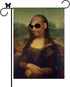Mona Lisa Garden Flag Vertical Double Sided Funny Meme Flag for Indoor and Outdoor Yard Party Decor 12.5 x 18 Inch...