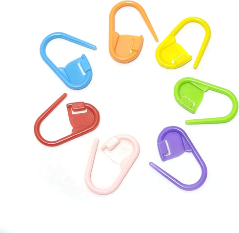 60Pcs Colorful Knitting Markers Crochet Clips Crochet Pins Bulk Stitch Markers Locking Stitch Knitting Place Markers DIY Craft Plastic Safety Pins...