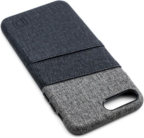 Dockem Luxe Wallet Case for iPhone 8 Plus and 7 Plus - Slim, Simple Card Case with UltraGrip Canvas Style Synthetic Leather: Professional Executiv...