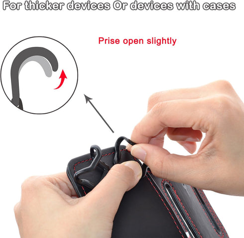 TFY Sport Armband + Key Holder for 4 to 5.5 Inch Cell Phone - iPhone 16/15 / 14/13 / 12/11 / X/XR / 8/7 / SE - Samsung Galaxy S4/ S5 / S7 / Note 2...