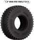 INJORA 1.0 Tires - S5 All Terrain Comp Pin Crawler Tires for TRX4M AX24 SCX24 FCX24 Upgrade Parts,55 * 20mm,T1013...