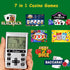 Electronic Poker Game Handheld 7 in 1 Silver...