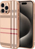 Phone Case for Apple iPhone 15 Pro Max, Fashion Leather Designer Phone Case, Soft TPU Drop Protection Shockproof Protective Phone Holder Women (fo...