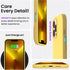 ORNARTO Compatible with iPhone 13 Pro Case 6.1, Slim Liquid Silicone 3 Layers Full Covered Soft Gel Rubber Case Cover 6.1 inch-Lemon Yellow...