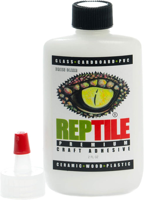 REPTILE Premium Craft Adhesive 2 oz Dries Clear-Order and Ship above 40 Degrees F...