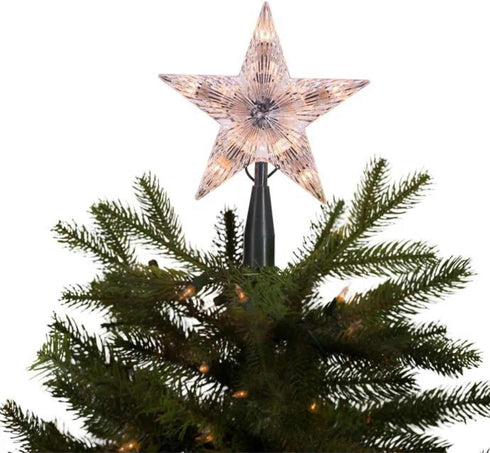 Kurt Adler Star Treetop 10-Light Set, 7-Inch, Clear...