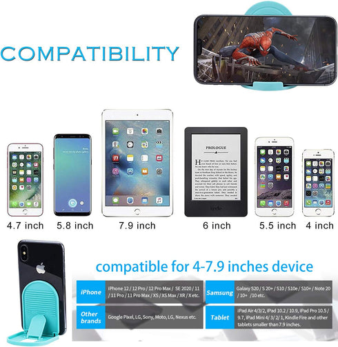 Cell Phone Stand, 6pack Portable Foldable Desktop Cell Phone Holder Adjustable Universal Multi-Angle Cradle for Desk Tablet iPad Mini iPhone X/8/7...