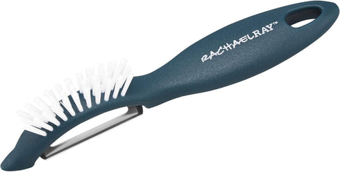 Rachael Ray Tools and Gadgets Nylon veg-a-peel Fruit/Vegetable Brush and Peeler, Marine Blue Large...