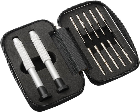 Screwdrivers Kit Repair Tool for Eyeglass/Glasses/Watch/Cellphone/Clock 12-Pieces Eyeglass Repair Tools Kit Precision Mini Screwdriver Set (Travel...
