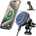 SUPERONE for MagSafe Car Mount Charger, Magnetic Wireless Car Charger Phone Holder 15W Fast Charging Car Holder Vent Mount only for iPhone 15 Pro ...