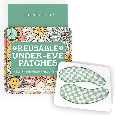 Studio Oh! Reusable Under-Eye Patches, Puffy Eyes Treatment and Under Eye Masks Skincare, Silicone Eye Patches, Pairs with Favorite Serums or Crea...