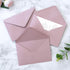 PONATIA 50 Pack A4 Envelopes, 4 1/4 x 6 1/8 Inches Dusty Rose Envelopes Perfect for Gift Cards, Wedding Details Cards, Thank You Cards and any 4x6...