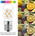LED Microwave Light Bulb Over Stove Appliance Replacement 40W Incandescent for Refrigerator, Dimmable Range Hood E17 Intermediate Base Warm White ...