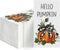 Horaldaily 50 Fall Disposable Paper Decorative Guest Napkins, Thanksgiving Autumn Harvest Orange Pumpkin Leaves Hand Towel for Party Lunch Dinner ...