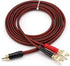 RCA Speaker Cable, Male to Y Plugs (2 Y Plug) OFC HiFi Speaker Cord...