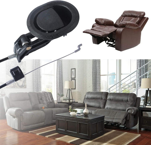 Recliner Handle Replacement Parts Compatible with Lazy Boyy Ashleyy Most Brands Rrecliner Chair Couch Sofa Furniture Accessories, Pull Handle 3" b...