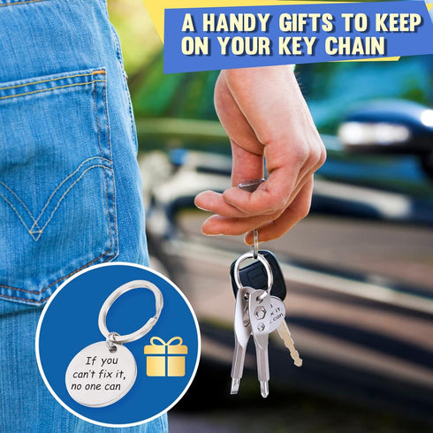 Stocking Stuffers for Men Tools - 5 In 1 Keychain Tools Christmas Cool Gadgets Gifts For Men Fathers Dad Grandpa Son Birthday Gifts, Women Boyfrie...