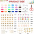QUEFE 4500pcs Clay Heishi Beads for Bracelet Making, 24 Colors Flat Round Polymer Clay Beads 6mm Spacer Beads with Pendant Charms Kit for Jewelry ...