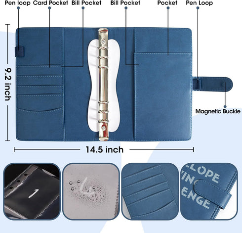 100 Envelopes Money Saving Challenge, Savings Challenges Book with Envelopes & Challenge Tracker, Motivational Process to Save $5050, 100 Envelope...