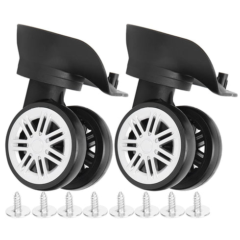 Suitcase Wheel Replacement, Mute Double Row Luggage Wheel Universal Outdoor Swivel Caster for Luggage Suitcase Trolley...
