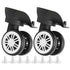 Suitcase Wheel Replacement, Mute Double Row Luggage Wheel Universal Outdoor Swivel Caster for Luggage Suitcase Trolley...