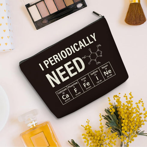 Chemistry Gifts Cosmetic Bag Funny Science Teacher Gifts Biology Gift - Gifts for Women Chemistry Teacher Student Appreciation Gifts Black Makeup ...