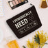 Chemistry Gifts Cosmetic Bag Funny Science Teacher Gifts Biology Gift - Gifts for Women Chemistry Teacher Student Appreciation Gifts Black Makeup ...