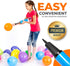 Hand Air Pump for Balloons - 9" Portable Manual Balloon Pump, Mini Hand Pump for Inflatables, Pool Floats, Party Garlands, Exercise and Yoga Balls...