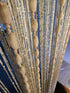 Hysenm Door String 39x79 Inch Curtains Beige Panel Soft Balls Romantic Glitter Fringe Room Divider Home Décor Wedding Girls Bedroom Window Living ...