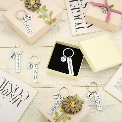 Gisafai 30 Pcs Laser Engraving Stainless Steel Keychain Blanks Engravable Metal Keychains for DIY Crafts Back to School Gifts...